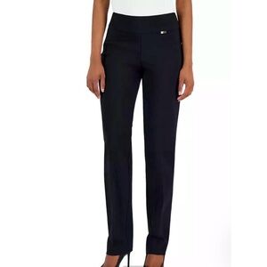 INC Blue Tummy Control Skinny Pants Mid Rise Size 18 NWT